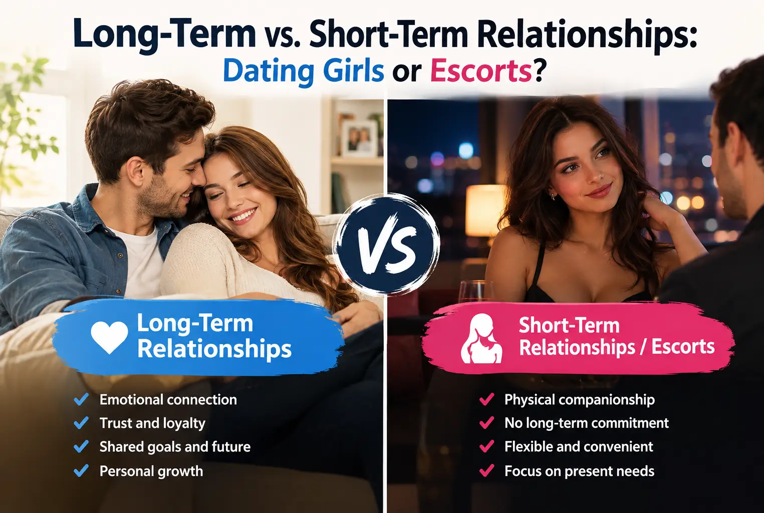 Long-Term vs Short-Term Relationships